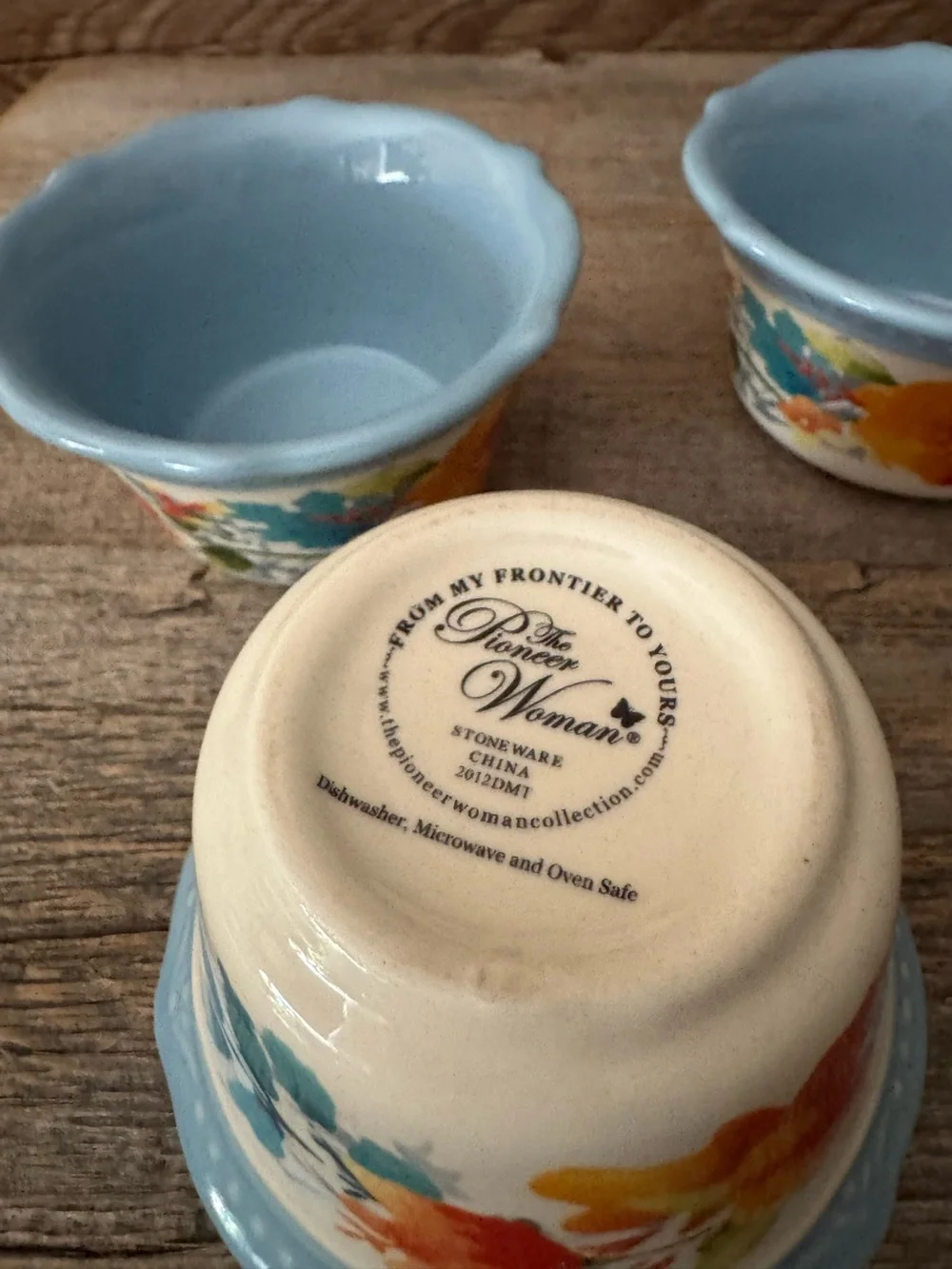 The Pioneer Woman Flea Market 4-inch stoneware ramekin – Set of 3